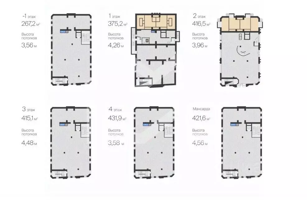 Помещение свободного назначения в Москва Новая пл., 10 (2328 м) - Фото 2