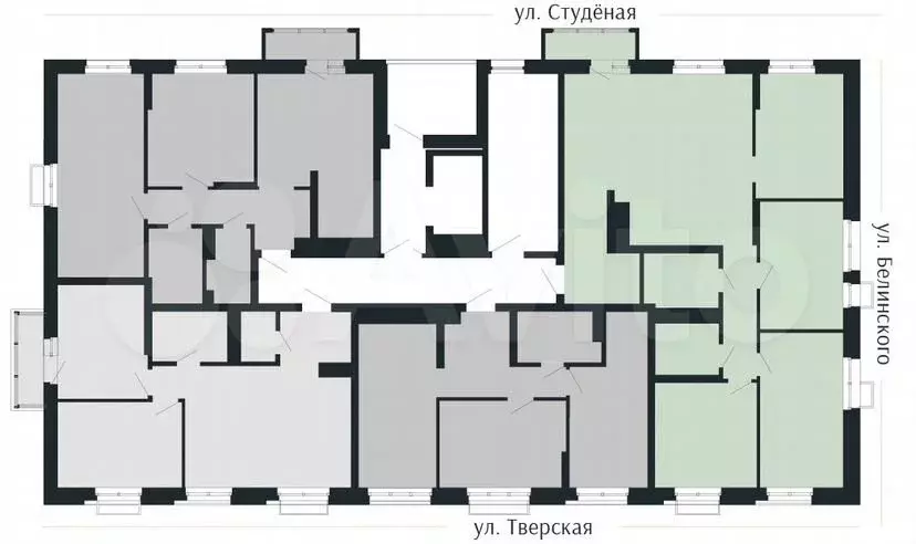 4-к. квартира, 109,7 м, 4/9 эт. - Фото 1