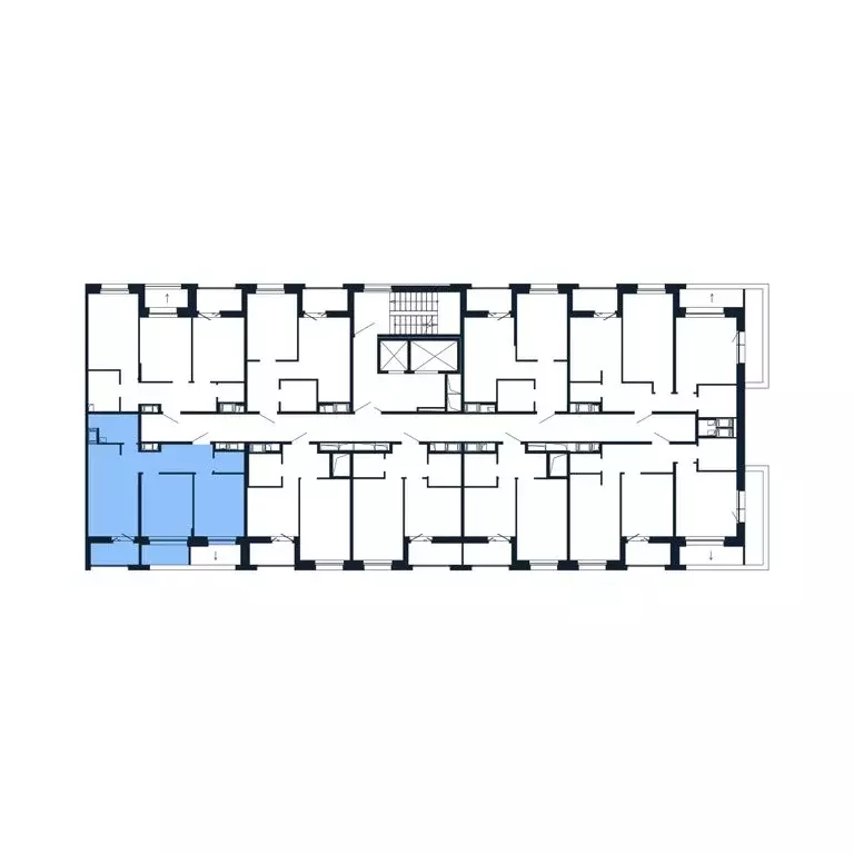 2-комнатная квартира: Новоселье, Центральная улица, 30к1 (46.9 м) - Фото 2