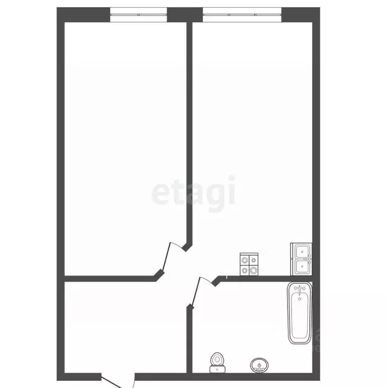 1-к кв. Кемеровская область, Кемерово Ленинградский просп., 44 (38.0 ... - Фото 2