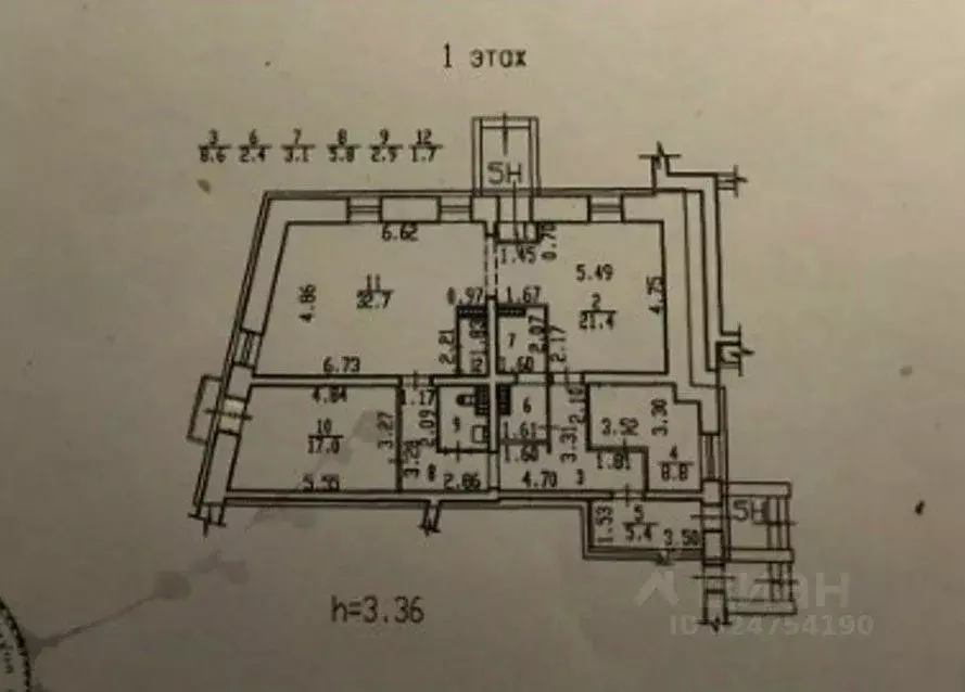 Помещение свободного назначения в Санкт-Петербург Дунайский просп., ... - Фото 2