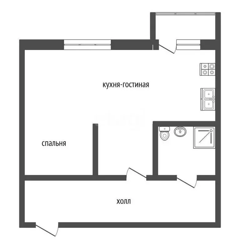 Квартира-студия: Ростов-на-Дону, Лермонтовская улица, 22/5-9 (40 м) - Фото 0