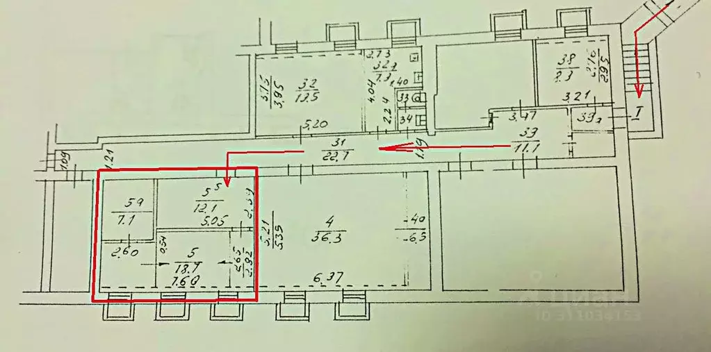 Помещение свободного назначения в Москва Тушинская ул., 11 (38 м) - Фото 1