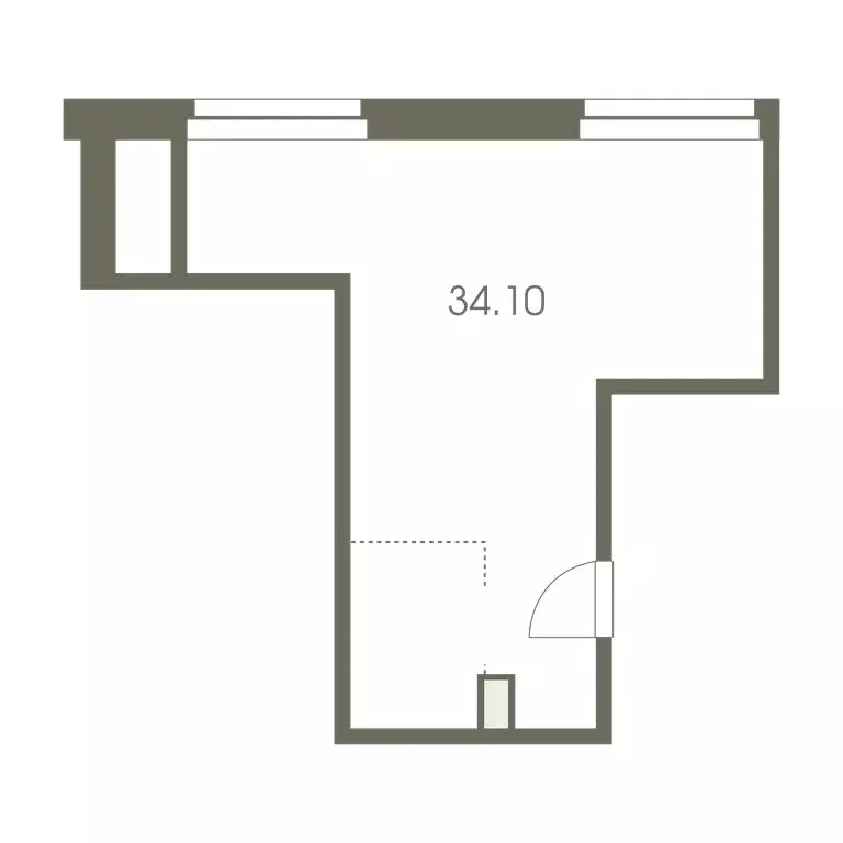Офис (34.1 м) - Фото 1