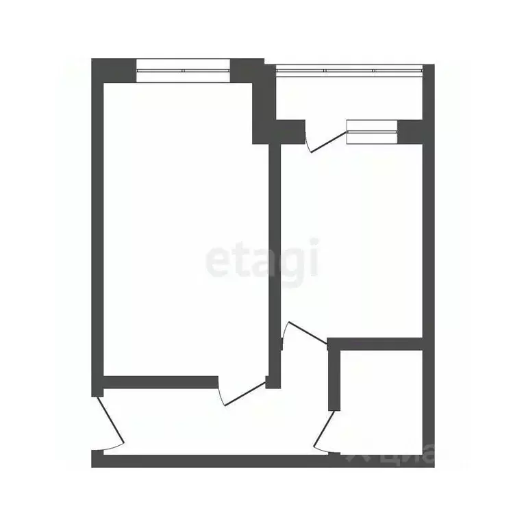 1-к кв. Алтайский край, Бийск Ленинградская ул., 38 (39.4 м) - Фото 2