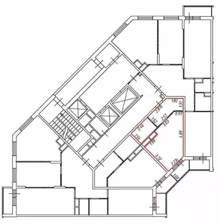 Студия Москва Красноказарменная ул., 14Ак2 (27.0 м) - Фото 2