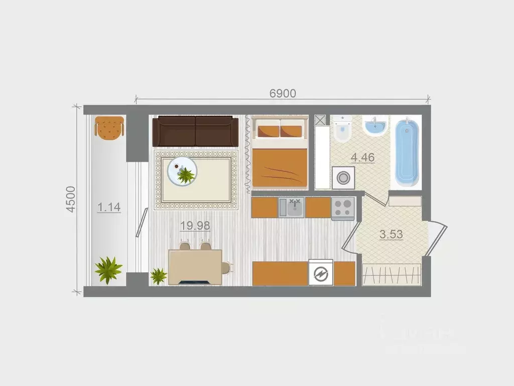 Студия Ленинградская область, Ломоносовский район, Горбунковское ... - Фото 1