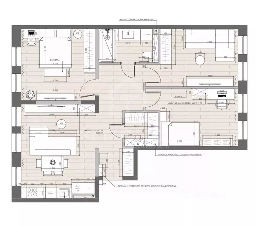 3-к кв. Санкт-Петербург ул. Чапаева, 17к2 (83.0 м) - Фото 2