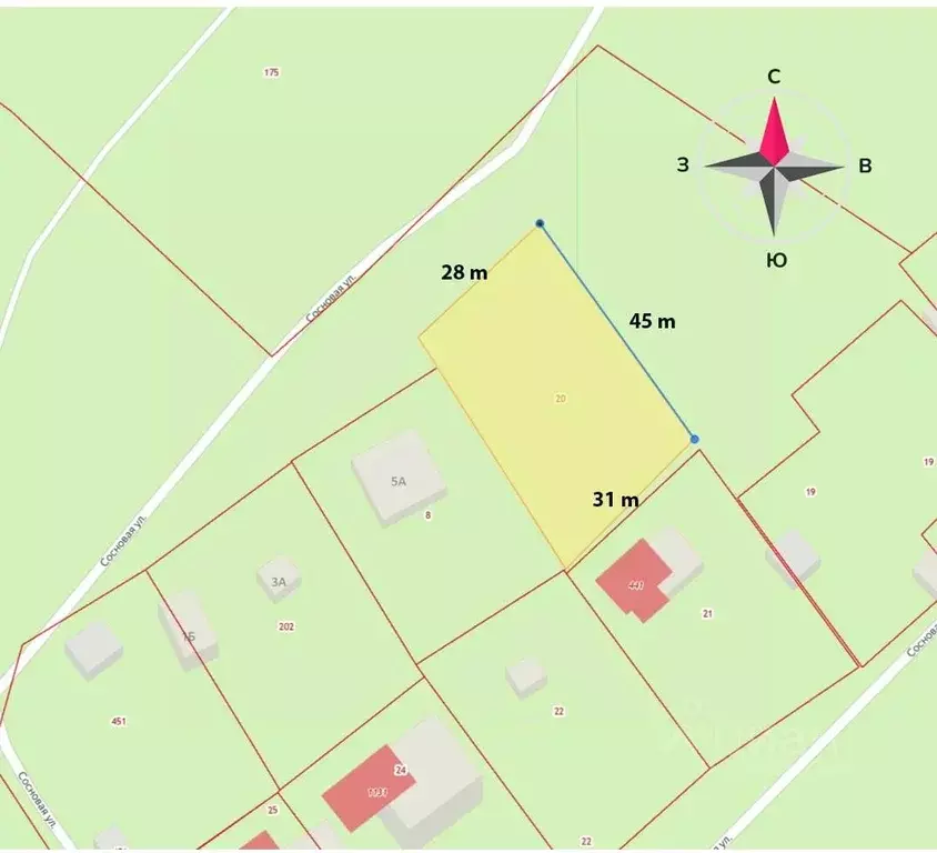 Участок в Ленинградская область, Приозерский район, пос. Сосново ул. ... - Фото 1