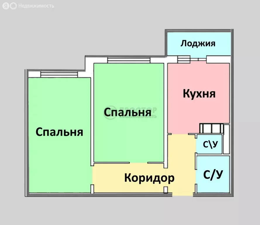 2-комнатная квартира: Дрожжино, Новое шоссе, 6к1 (56 м) - Фото 0