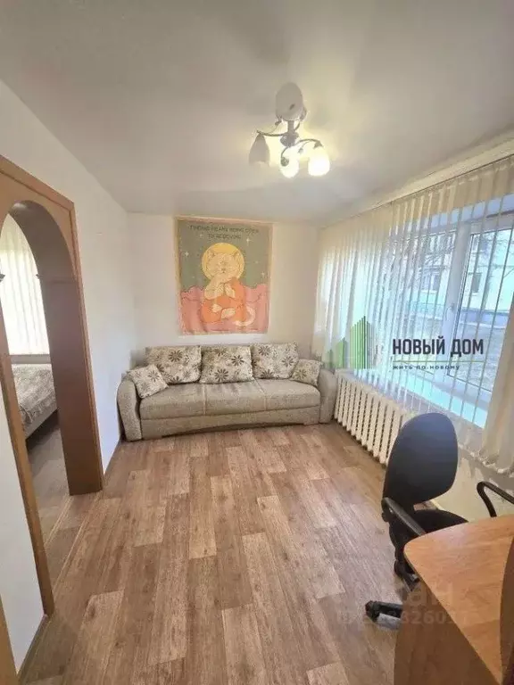 2-к кв. Новгородская область, Великий Новгород ул. Попова, 6к2 (21.6 ... - Фото 1