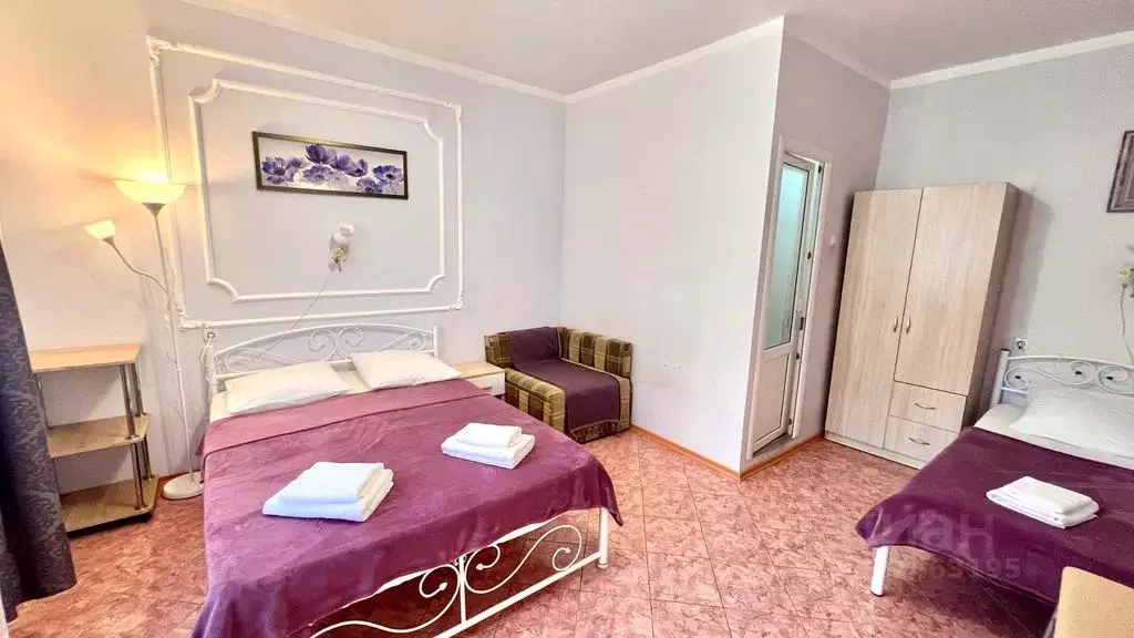 Комната Крым, Феодосия муниципальный округ, Приморский пгт ул. Чехова, ... - Фото 1