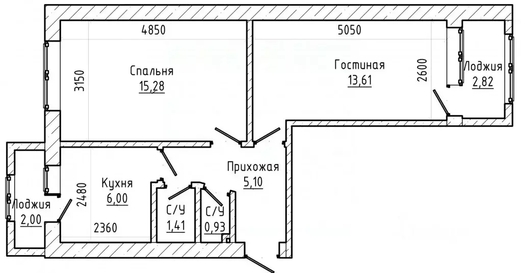 2-к кв. Кабардино-Балкария, Нальчик ул. Кирова (42.0 м) - Фото 2
