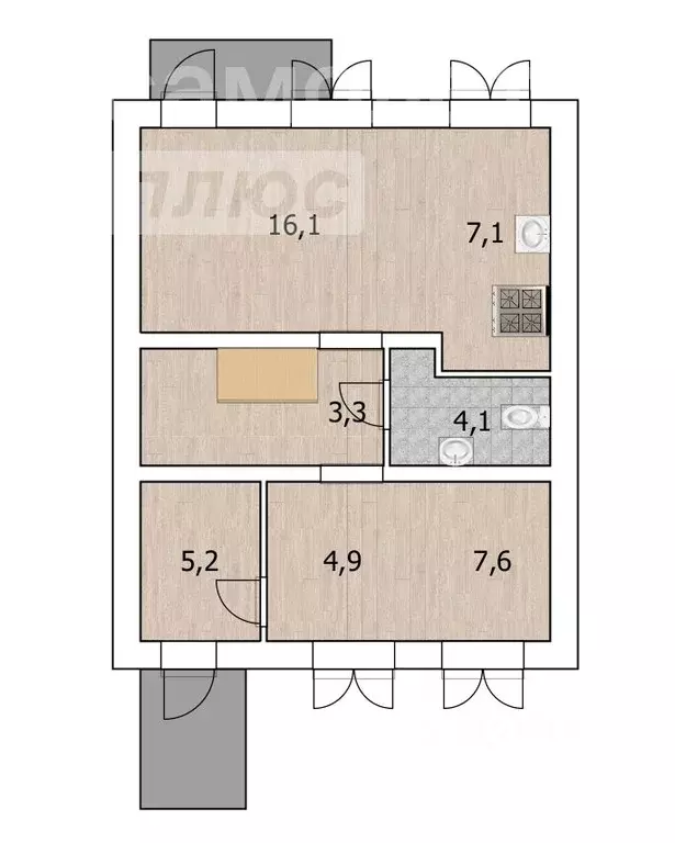 Таунхаус в Башкортостан, Уфа бул. Героев Труда, 7А (174 м) - Фото 1