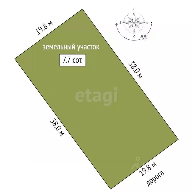 Участок в Ямало-Ненецкий АО, Новый Уренгой Титан ДНТ, 8 (22.95 сот.) - Фото 2