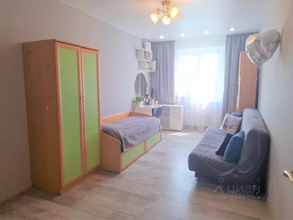 2-к кв. Курганская область, Курган Заозерный жилрайон, 4-й мкр, 23 ... - Фото 1