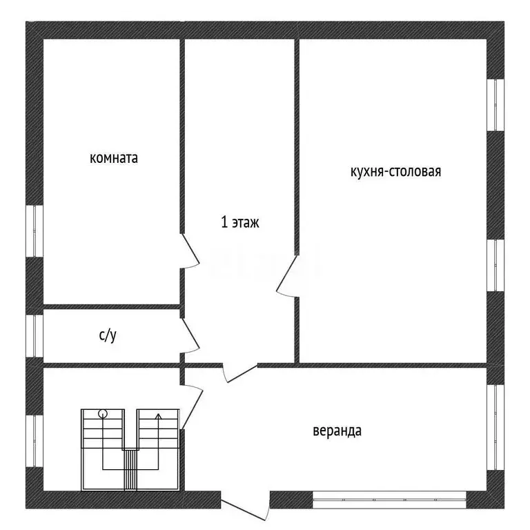 Дом в Кисельнинское сельское поселение, деревня Кипуя (81 м) - Фото 1