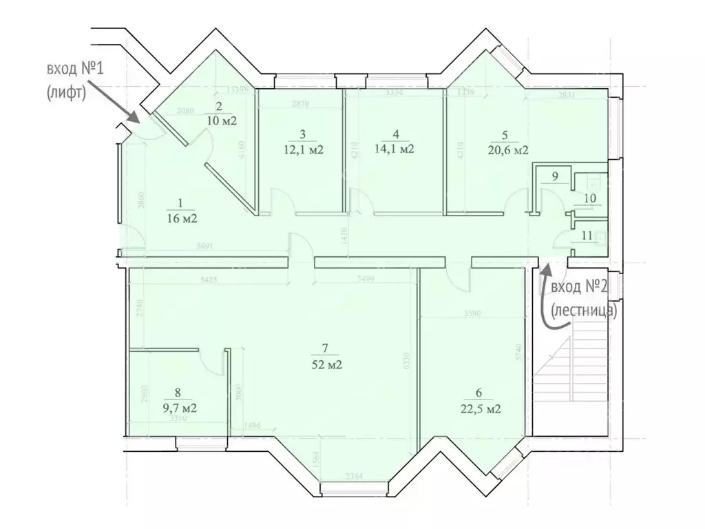 Офис в Москва ул. Александра Лукьянова, 3 (190 м) - Фото 2