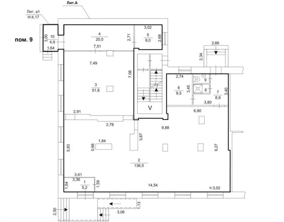 Помещение свободного назначения (248.2 м) - Фото 1