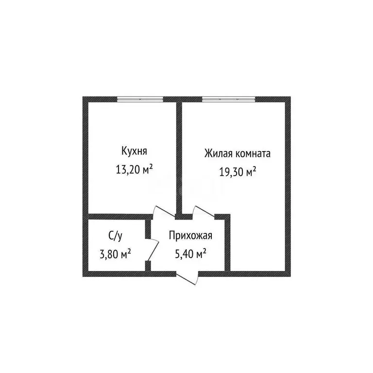 1-комнатная квартира: Энем, улица Калинина, 81к5 (41.7 м) - Фото 0