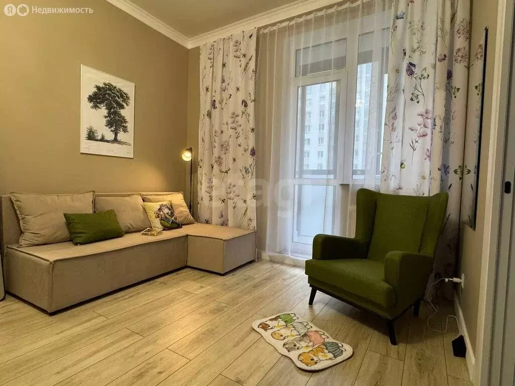 1-комнатная квартира: Кудрово, проспект Строителей, 1к2 (34 м) - Фото 2