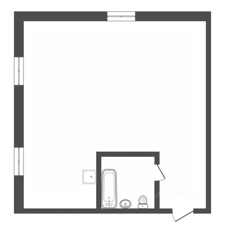 1-к кв. Амурская область, Благовещенск ул. Горького, 97/1 (32.4 м) - Фото 1