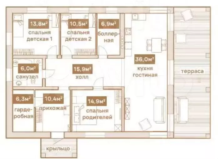 Дом 152 м на участке 10 сот. - Фото 0