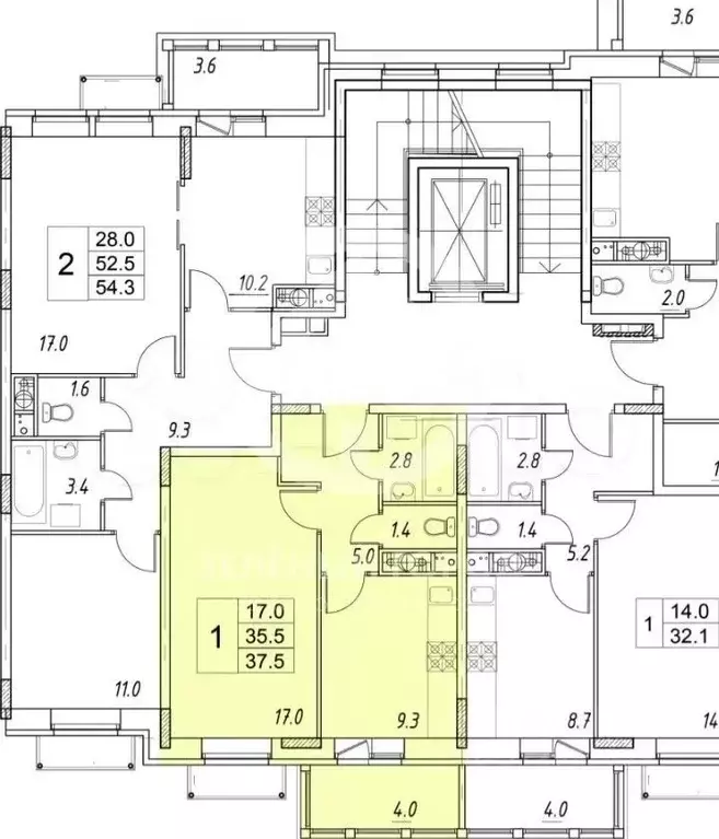 1-к кв. Московская область, Красногорск городской округ, Сабурово пгт ... - Фото 2