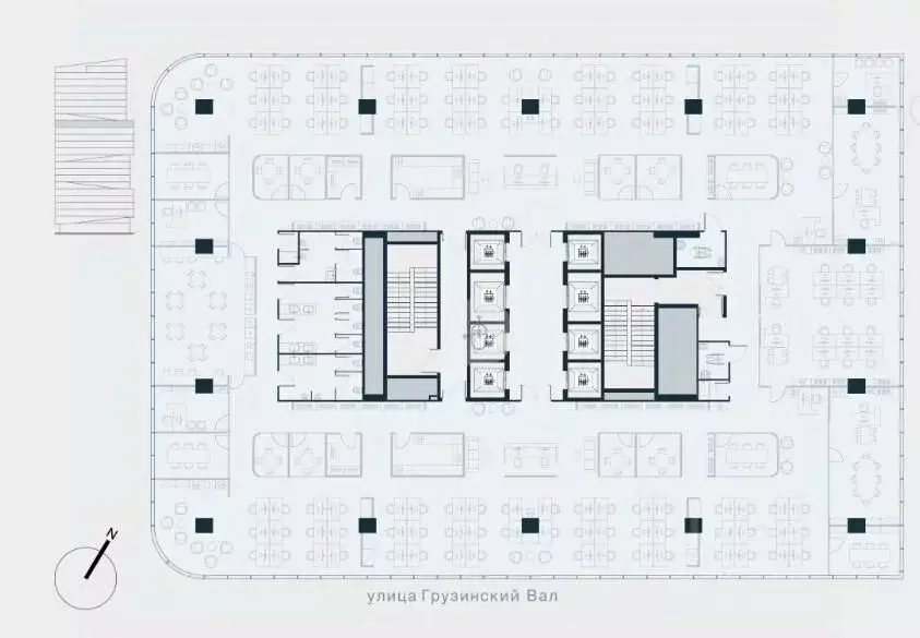 Офис в Москва ул. Грузинский Вал, 3 (1246 м) - Фото 2