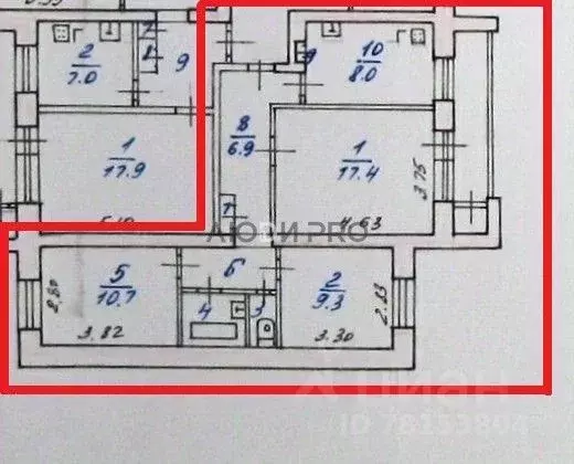 3-к кв. Ярославская область, Ярославль ул. Гагарина, 36 (60.1 м) - Фото 1