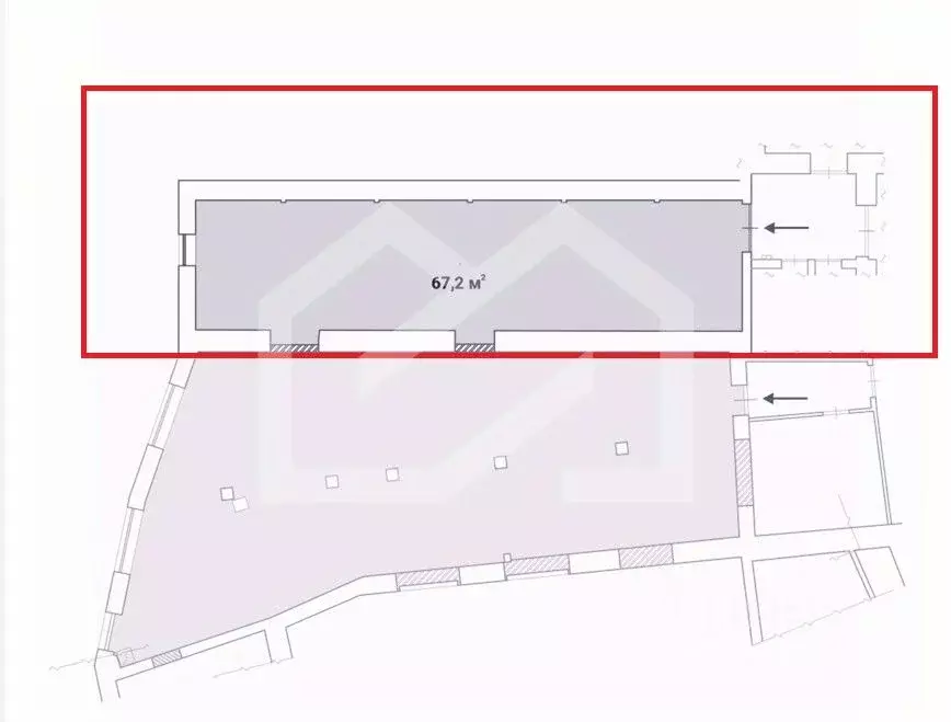 Помещение свободного назначения в Москва Звенигородское ш., 18/20к3 ... - Фото 2