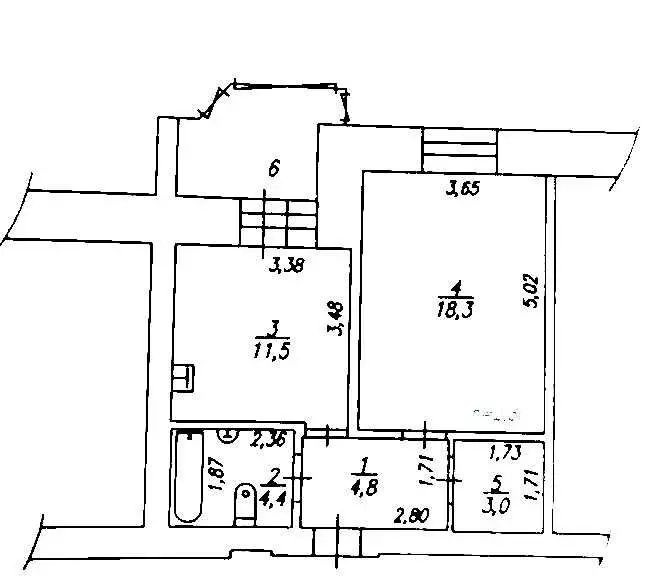 1-к кв. Красноярский край, Красноярск 9 Мая ул., 20А (42.0 м) - Фото 1