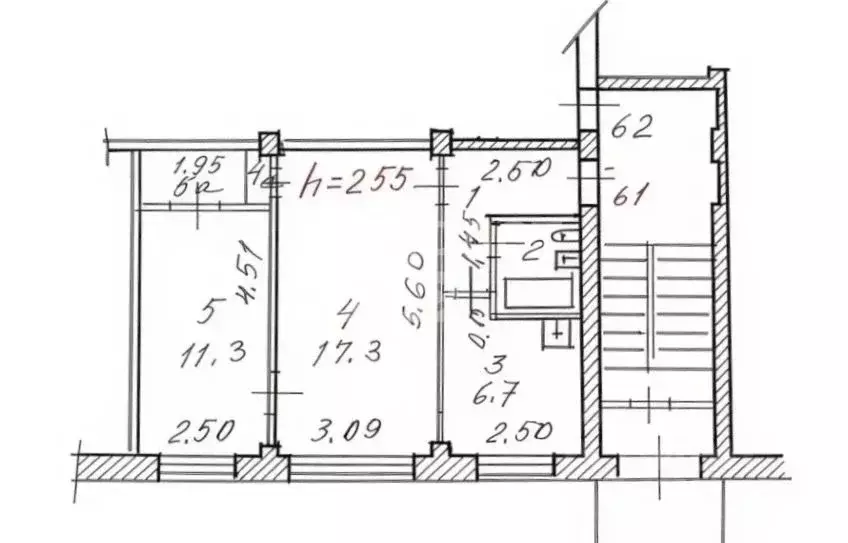 2-к кв. Иркутская область, Иркутск Севастопольская ул., 251 (45.1 м) - Фото 2
