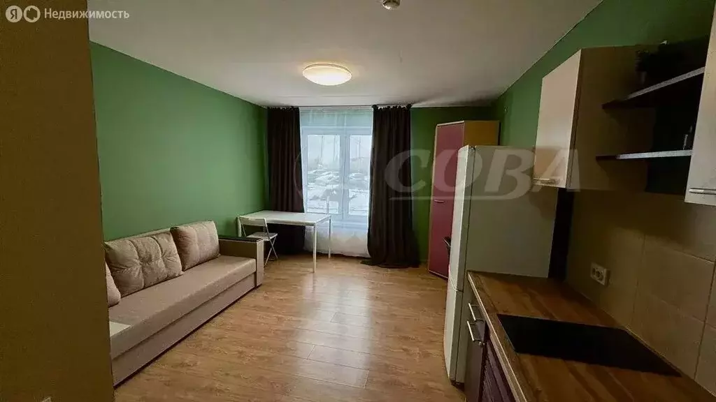 Квартира-студия: Тюмень, Ставропольская улица, 160 (28 м) - Фото 1