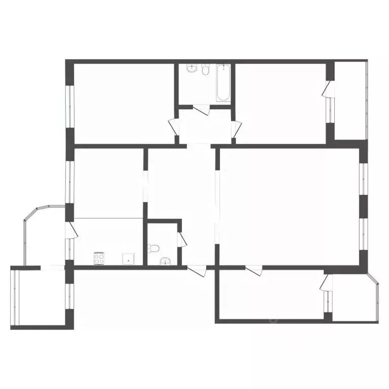 3-к кв. Тюменская область, Тюмень ул. Свердлова, 1 (146.0 м) - Фото 2