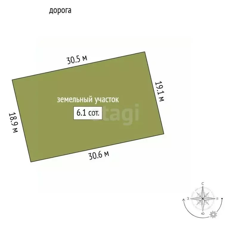 Участок в Крым, Ленинский район, с. Калиновка ул. Абденановой (6.11 ... - Фото 2