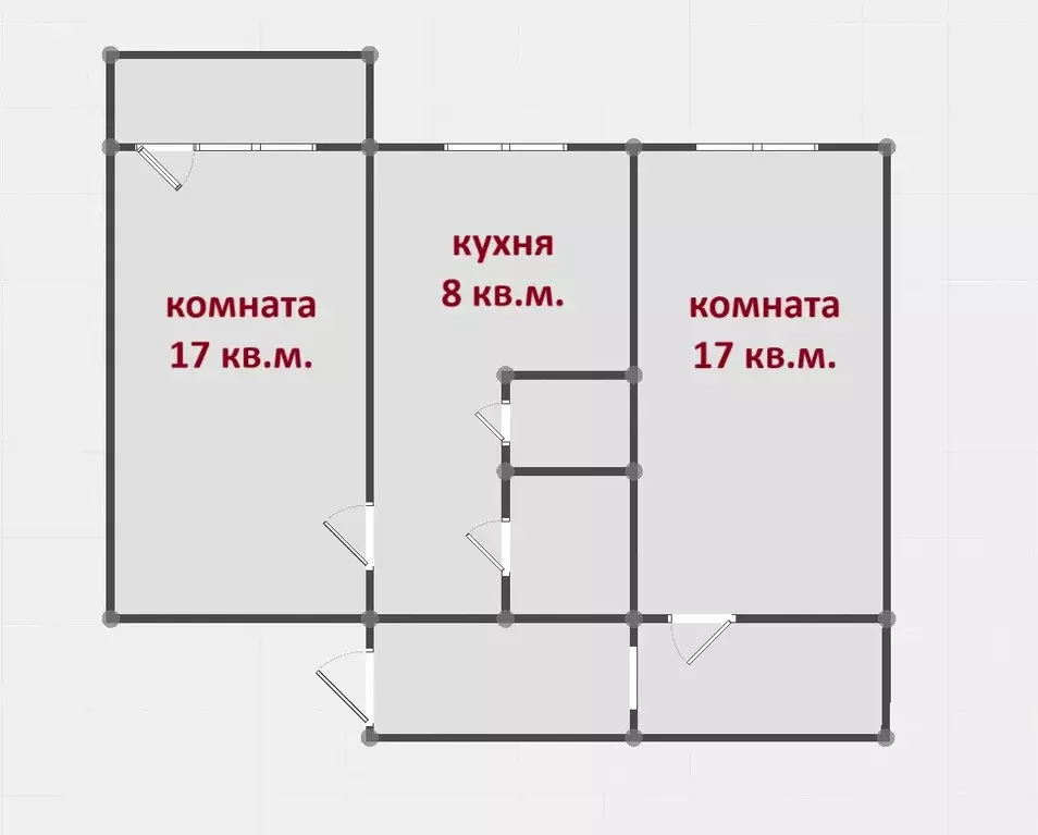 Продаётся 1-к квартира, 58.5 м - Фото 1
