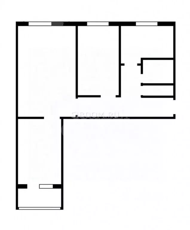 3-к кв. Крым, Симферополь ул. Киевская, 126 (60.5 м) - Фото 2