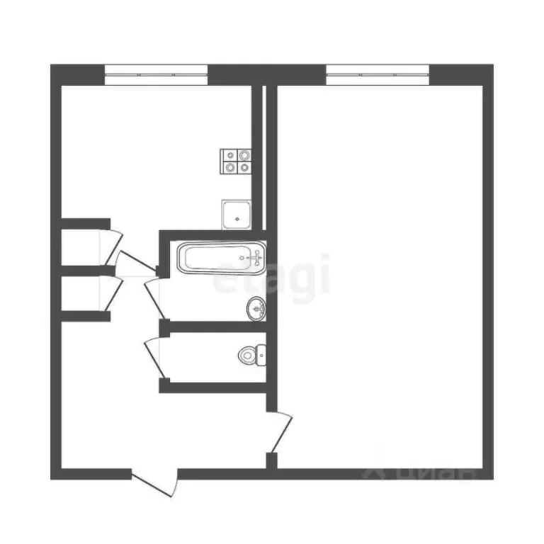 1-к кв. Мордовия, Саранск просп. 60 лет Октября, 131 (33.0 м) - Фото 1