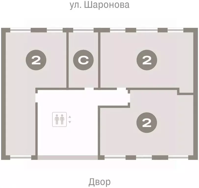 2-к кв. Омская область, Омск  (65.11 м) - Фото 1