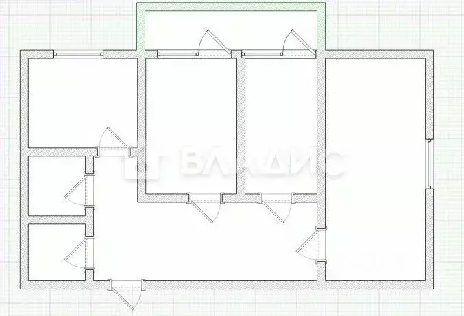 3-к кв. Пензенская область, Пенза ул. Бакунина, 137 (97.2 м) - Фото 2