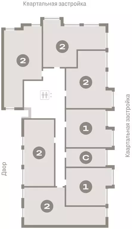 2-комнатная квартира: Тюмень, Мысовская улица, 26к1 (76.31 м) - Фото 1