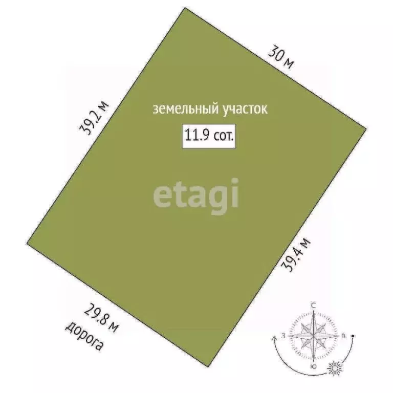 Участок в Ростовская область, Азов Азовский район,  (11.86 сот.) - Фото 2