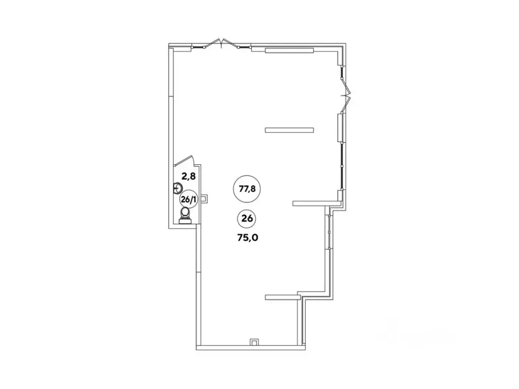 Офис в Краснодарский край, Краснодар ул. Ивана Беличенко, 91 (78 м) - Фото 1