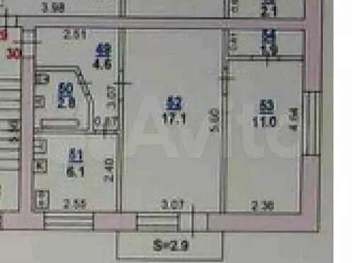 2-к. квартира, 44 м, 3/5 эт. - Фото 0