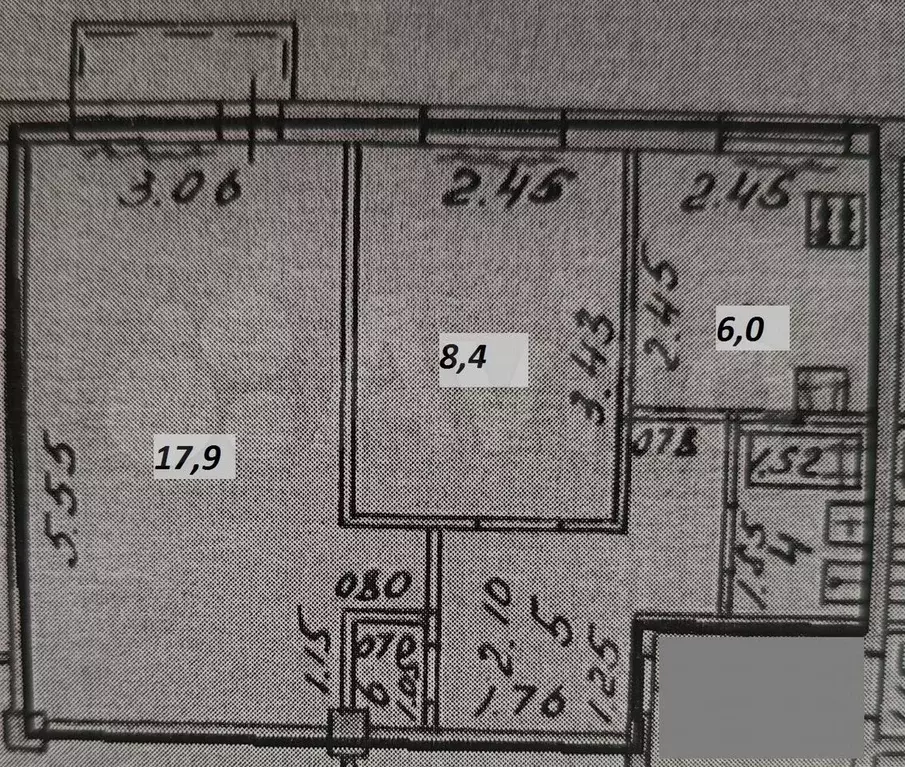 2-к. квартира, 41 м, 5/5 эт. - Фото 0