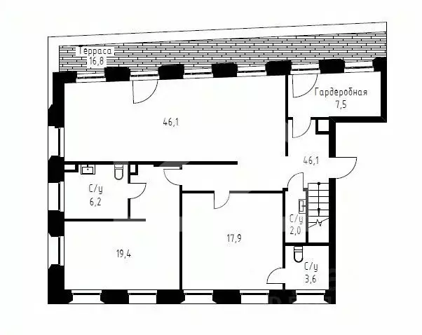 Помещение свободного назначения в Москва Пятницкая ул., 40С1 (271 м) - Фото 2