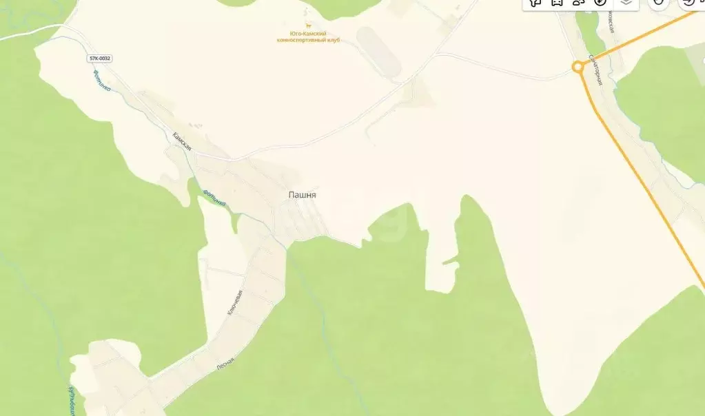 Участок в Пермский край, Пермский муниципальный округ, д. Пашня ул. ... - Фото 1