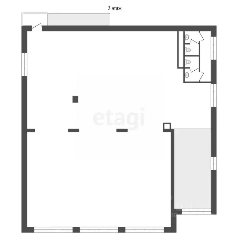 Торговая площадь в Калужская область, Балабаново Боровский район, ул. ... - Фото 2