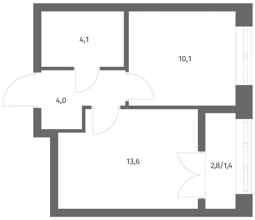 1-к кв. Ленинградская область, Ломоносовский район, Аннинское ... - Фото 1